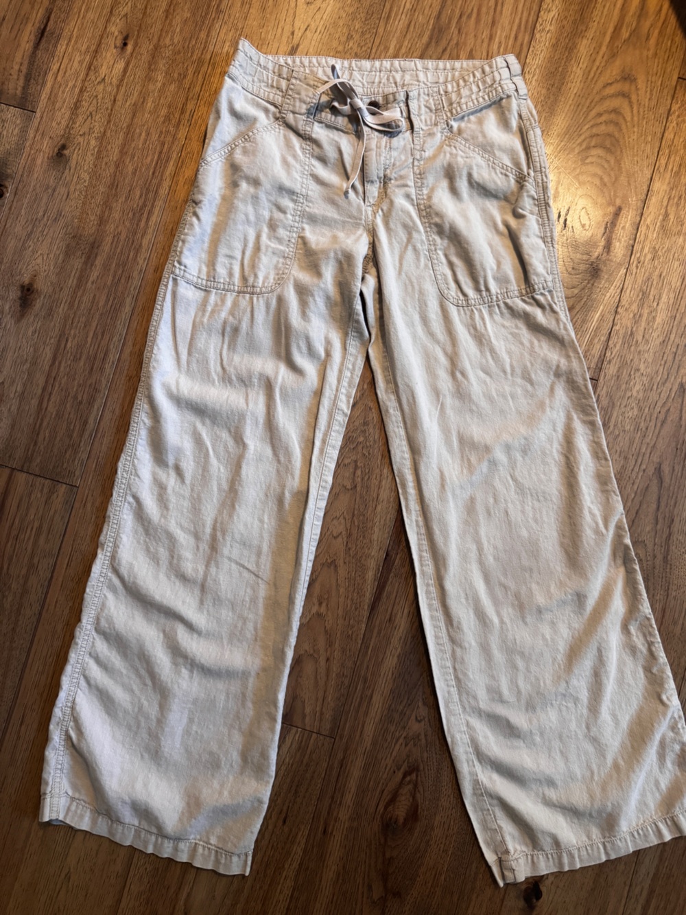 Patagonia Women's Light Beige Wide Leg Track Pants